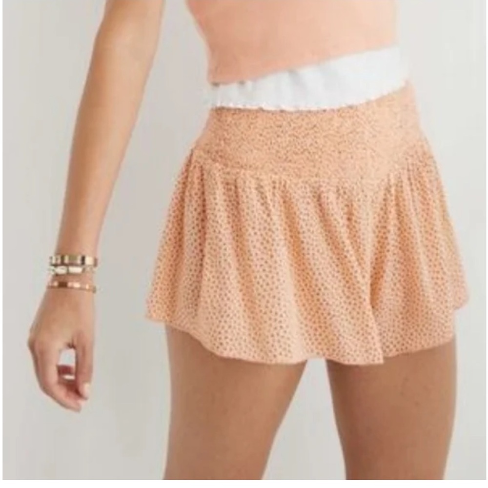 NWT Aerie Women's Polka Dot Flowy Shorts